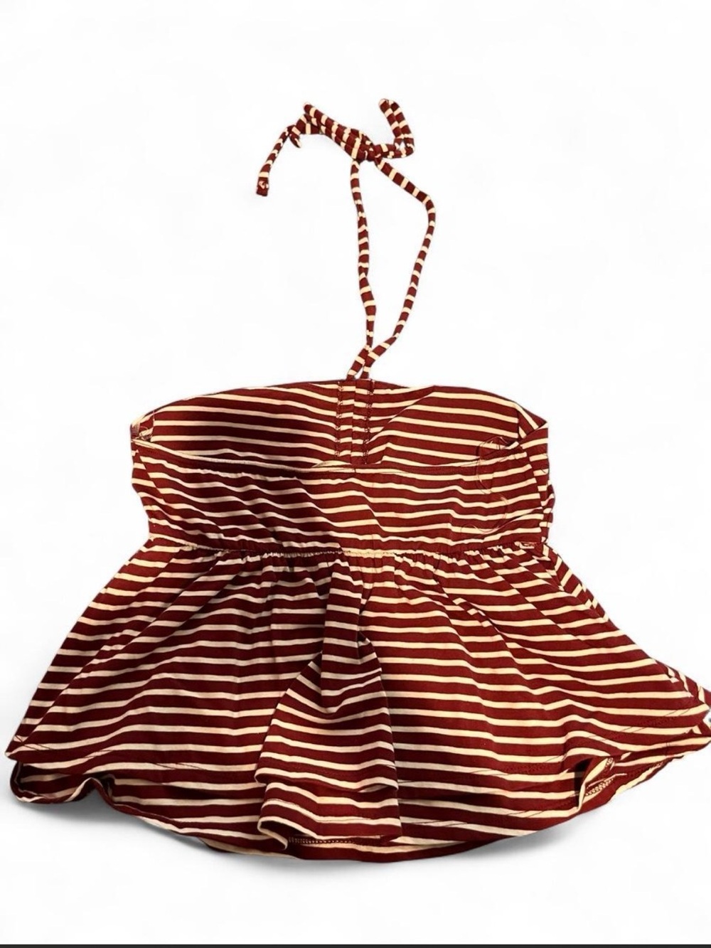 Burgundy Halter Top